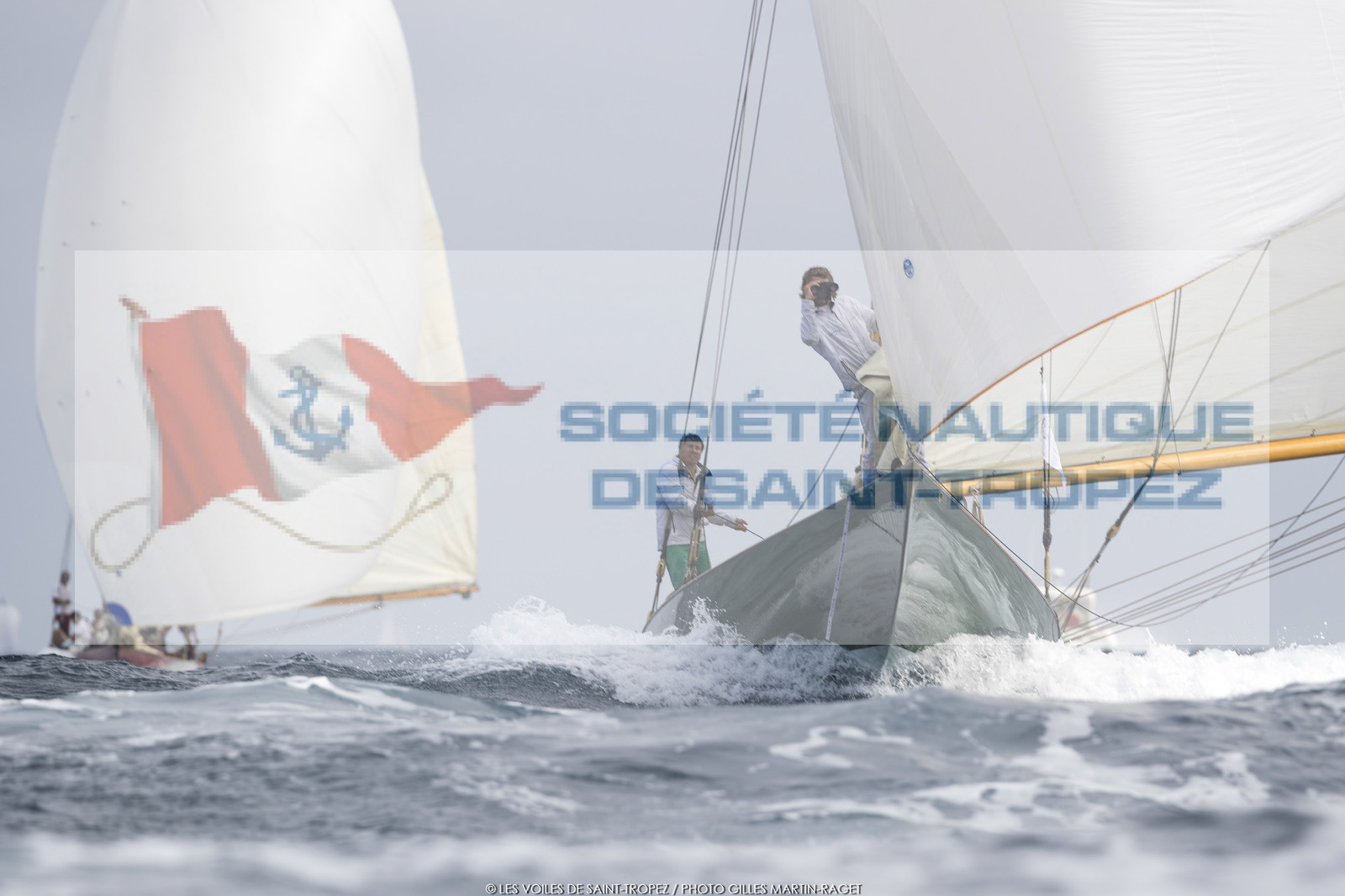 01 10 2017, Saint-Tropez (FRA,83), Les Voiles de Saint-Tropez 2017, Entrainements libres et arrivée de la Coupe du Yacht Club de France