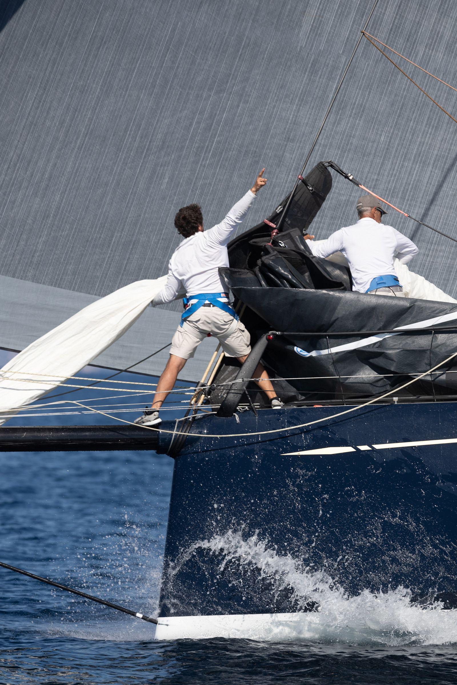 29 09 2023, Saint-Tropez (FRA,83), Les Voiles de Saint-Tropez 2023, Trainings
