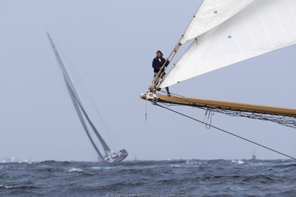 01 10 2017, Saint-Tropez (FRA,83), Les Voiles de Saint-Tropez 2017, Entrainements libres et arrivée de la Coupe du Yacht Club de France
