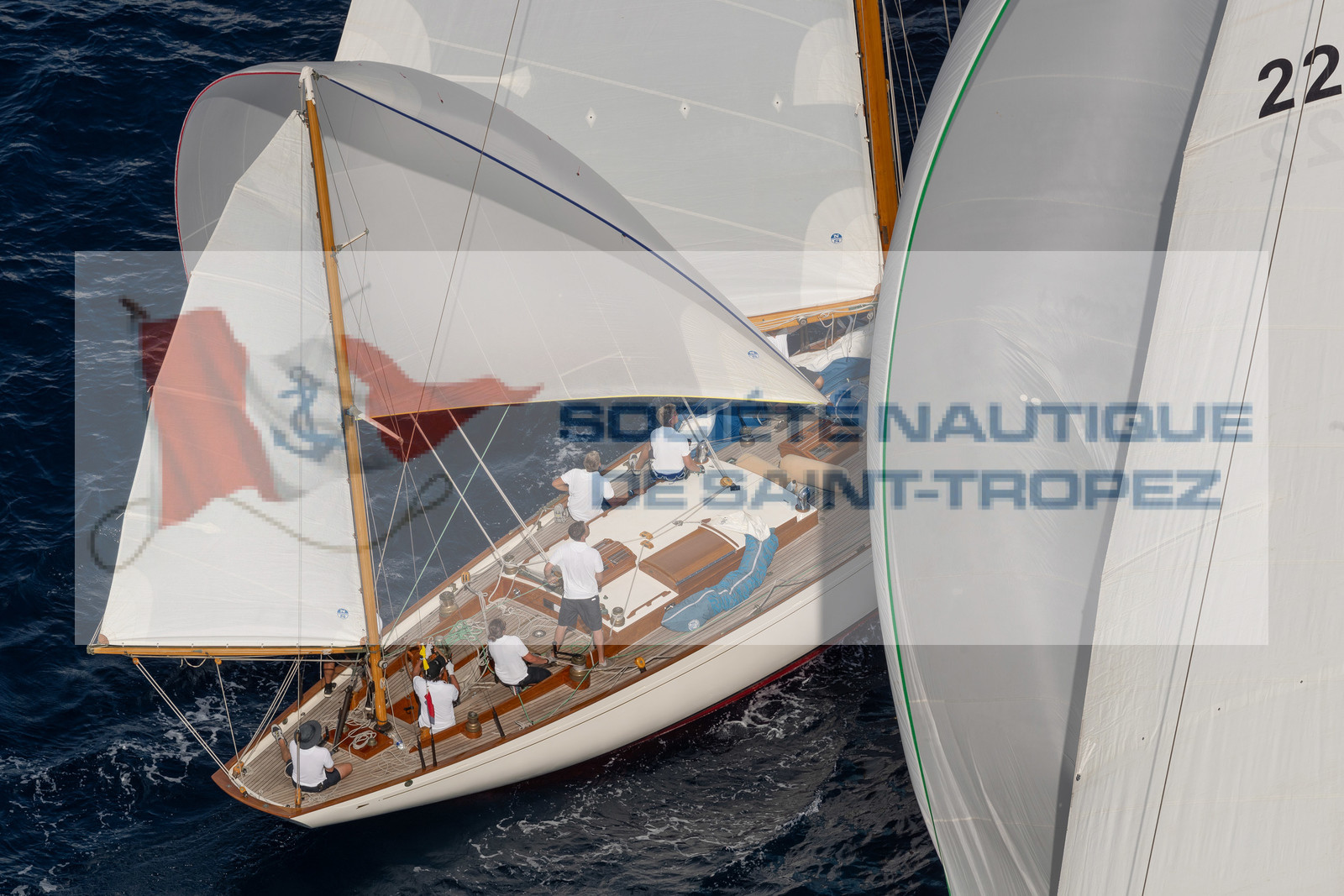 03 10 2023, Saint-Tropez (FRA,83), Les Voiles de Saint-Tropez 2023, Race Day 3, Trophée Rolex, Skylark of 1937