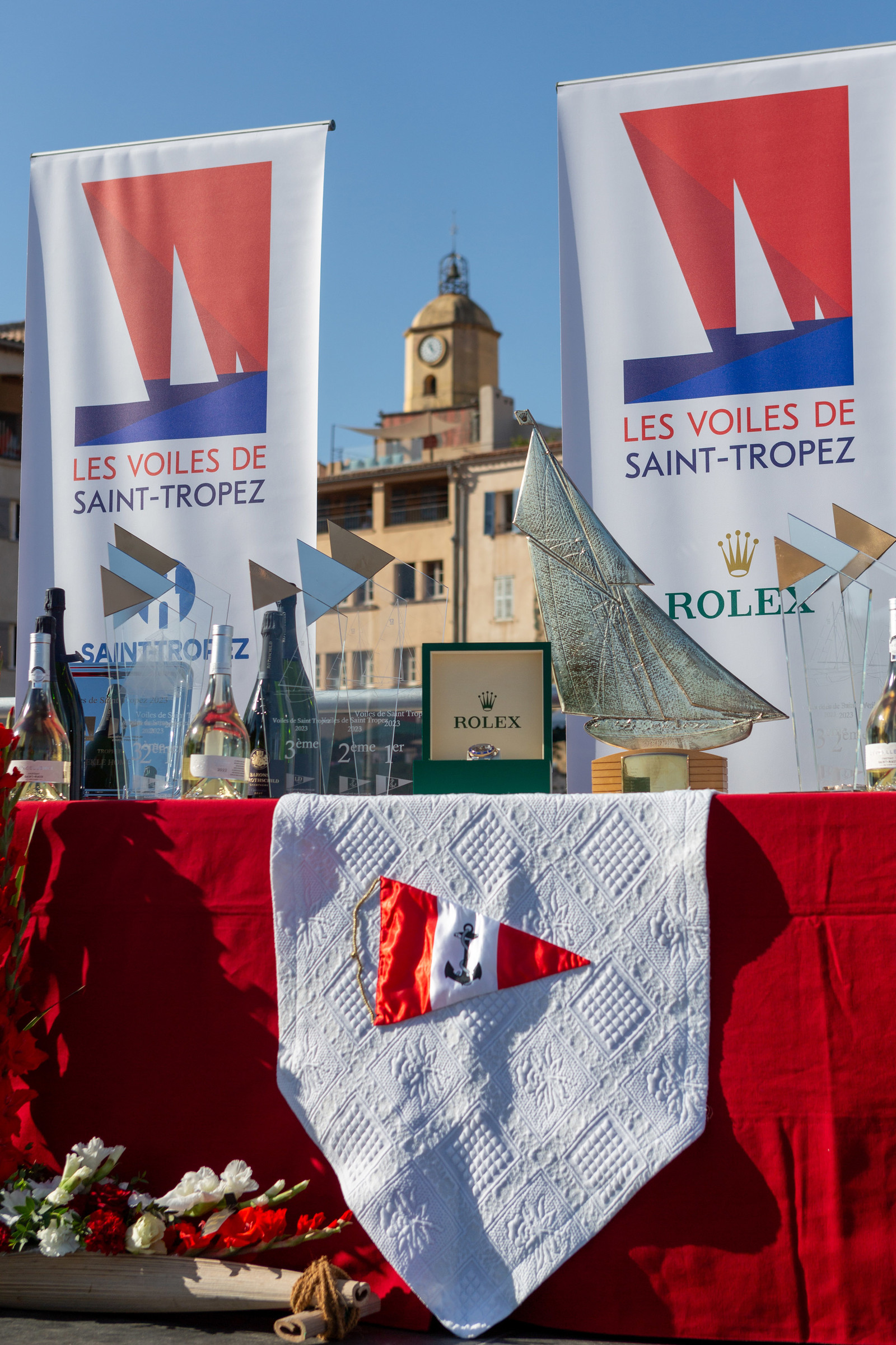 08 10 2023, Saint-Tropez (FRA,83), Les Voiles de Saint-Tropez 2023, Prizegiving classics and moderns