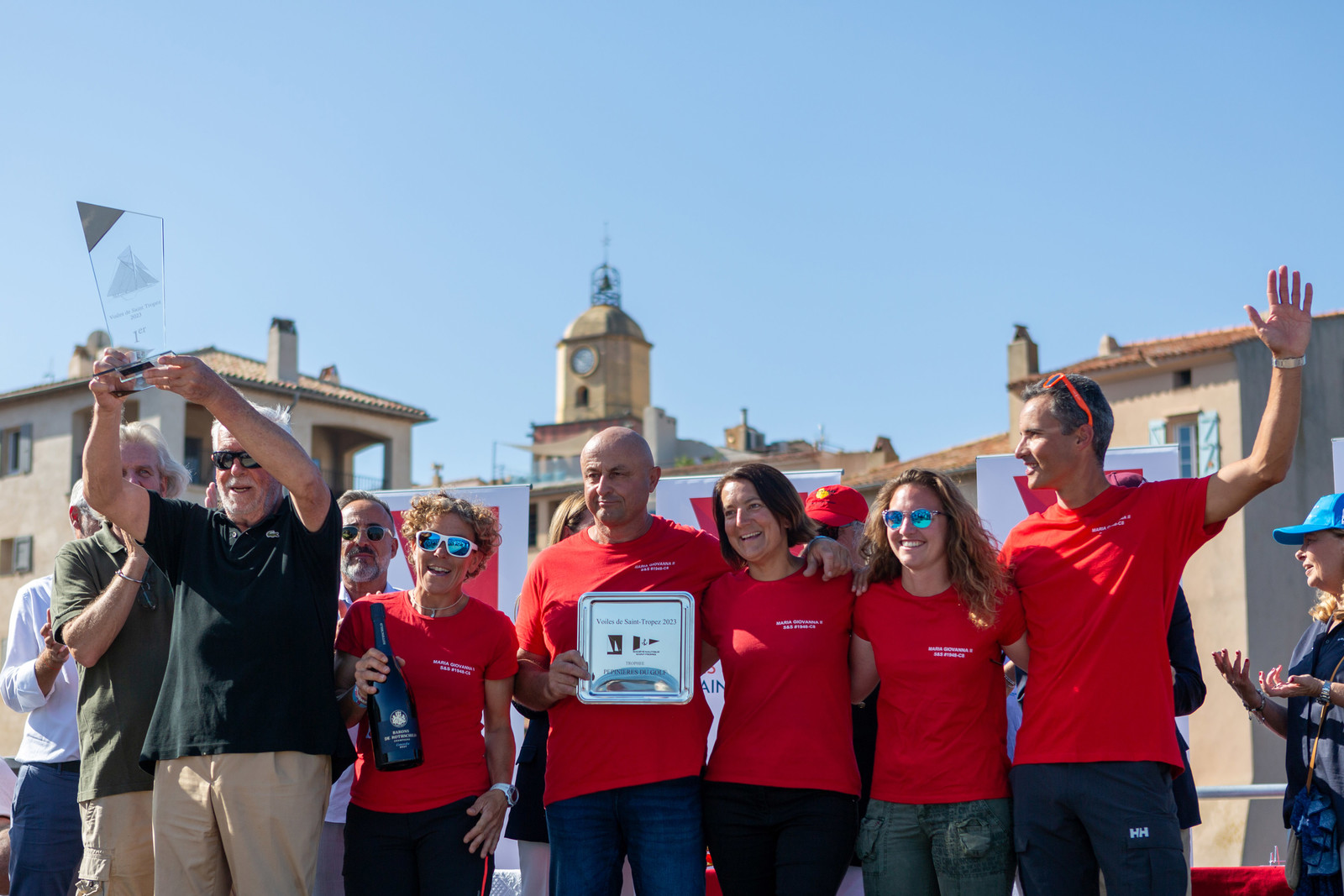 08 10 2023, Saint-Tropez (FRA,83), Les Voiles de Saint-Tropez 2023, Prizegiving classics and moderns