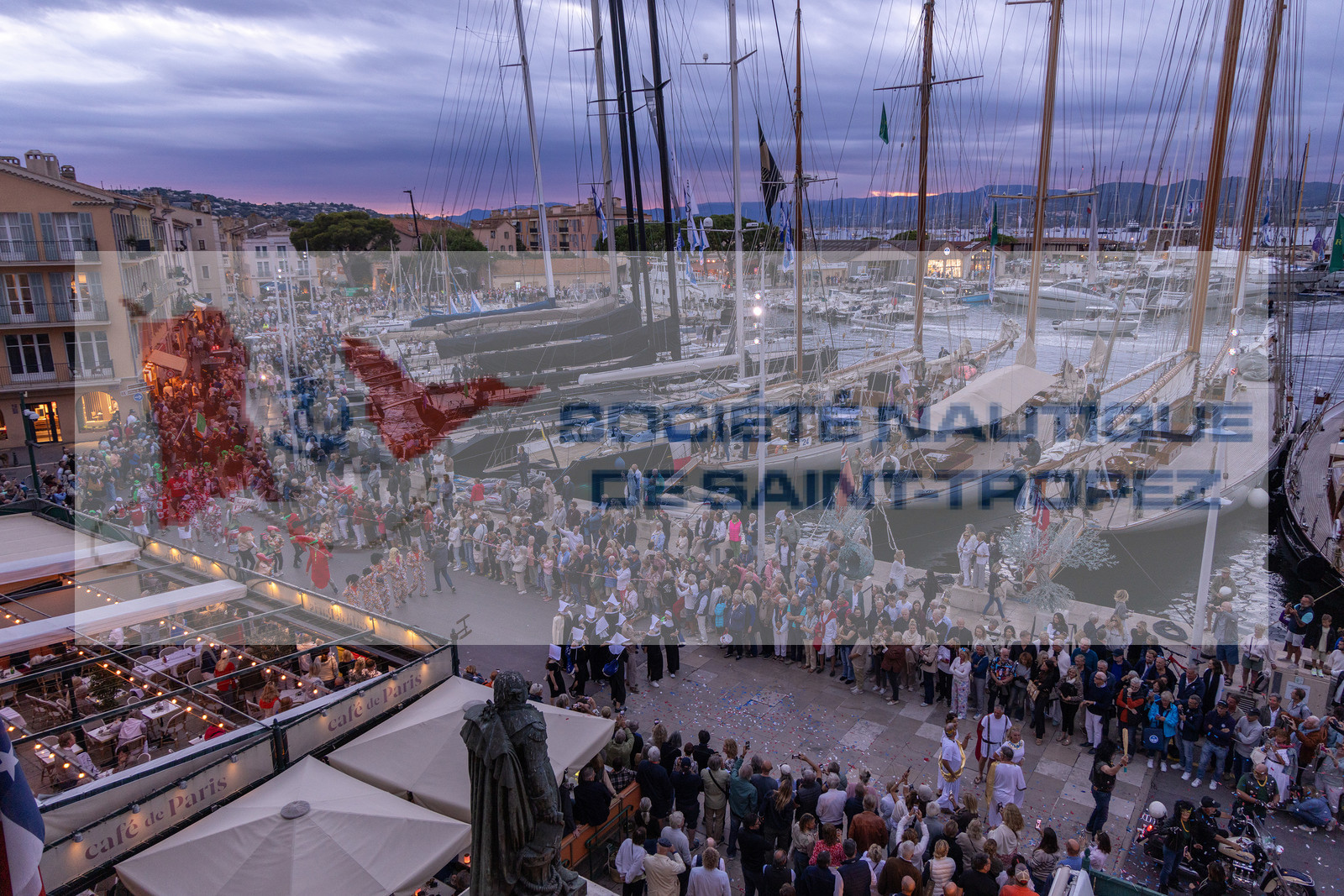02 10 2025, Saint-Tropez (FRA), Les Voiles de SAint-Tropez 2025, Défilé des équipages