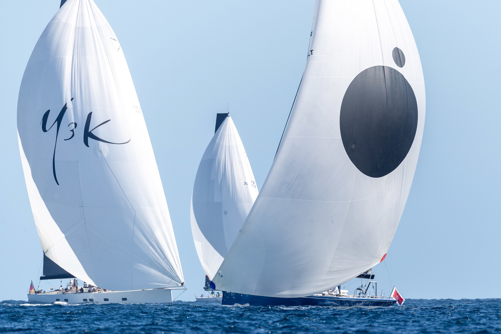 29 09 2024, Saint-Tropez (FRA), Les Voiles de Saint-Tropez 2024, Day 2, Trainings