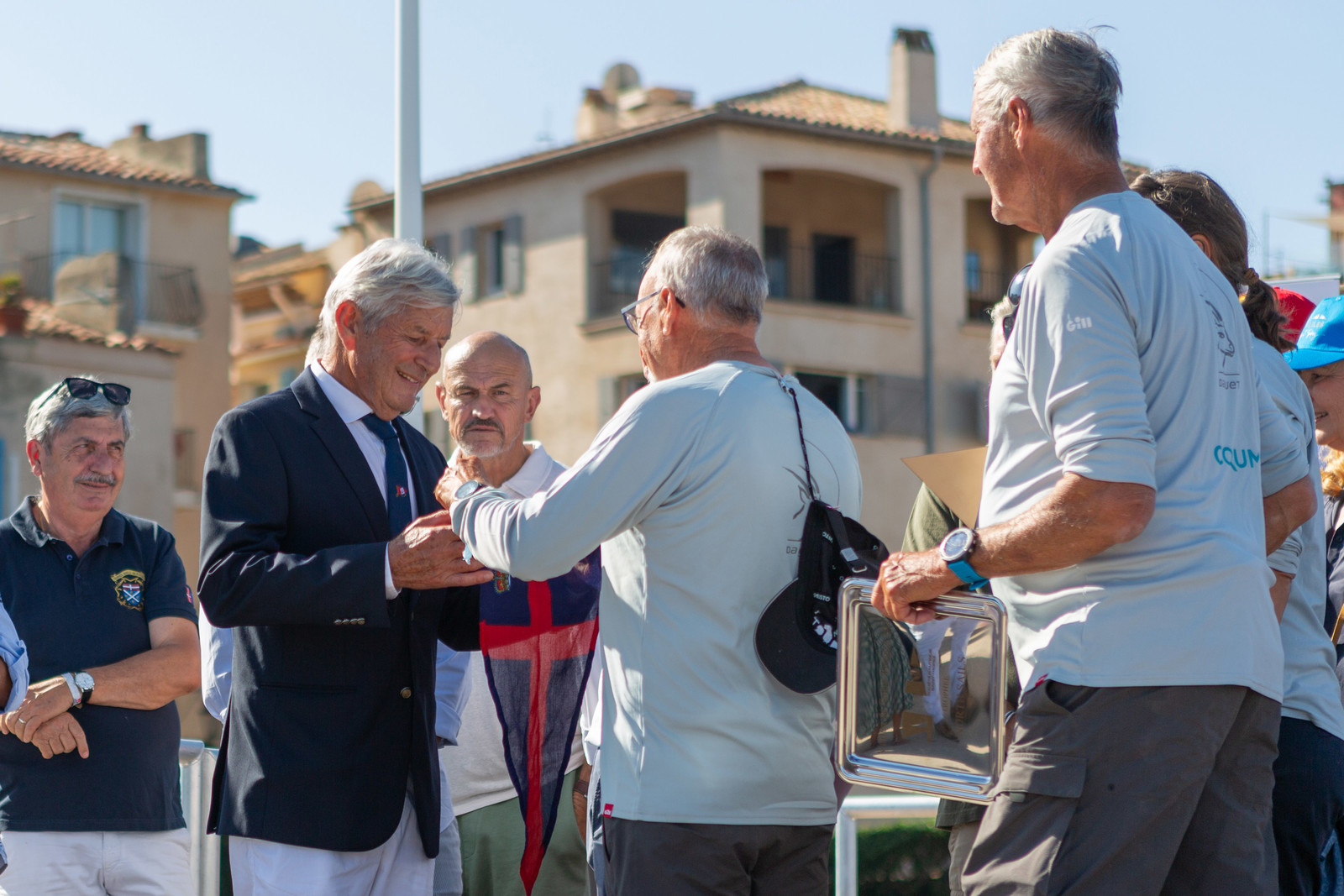 08 10 2023, Saint-Tropez (FRA,83), Les Voiles de Saint-Tropez 2023, Prizegiving classics and moderns