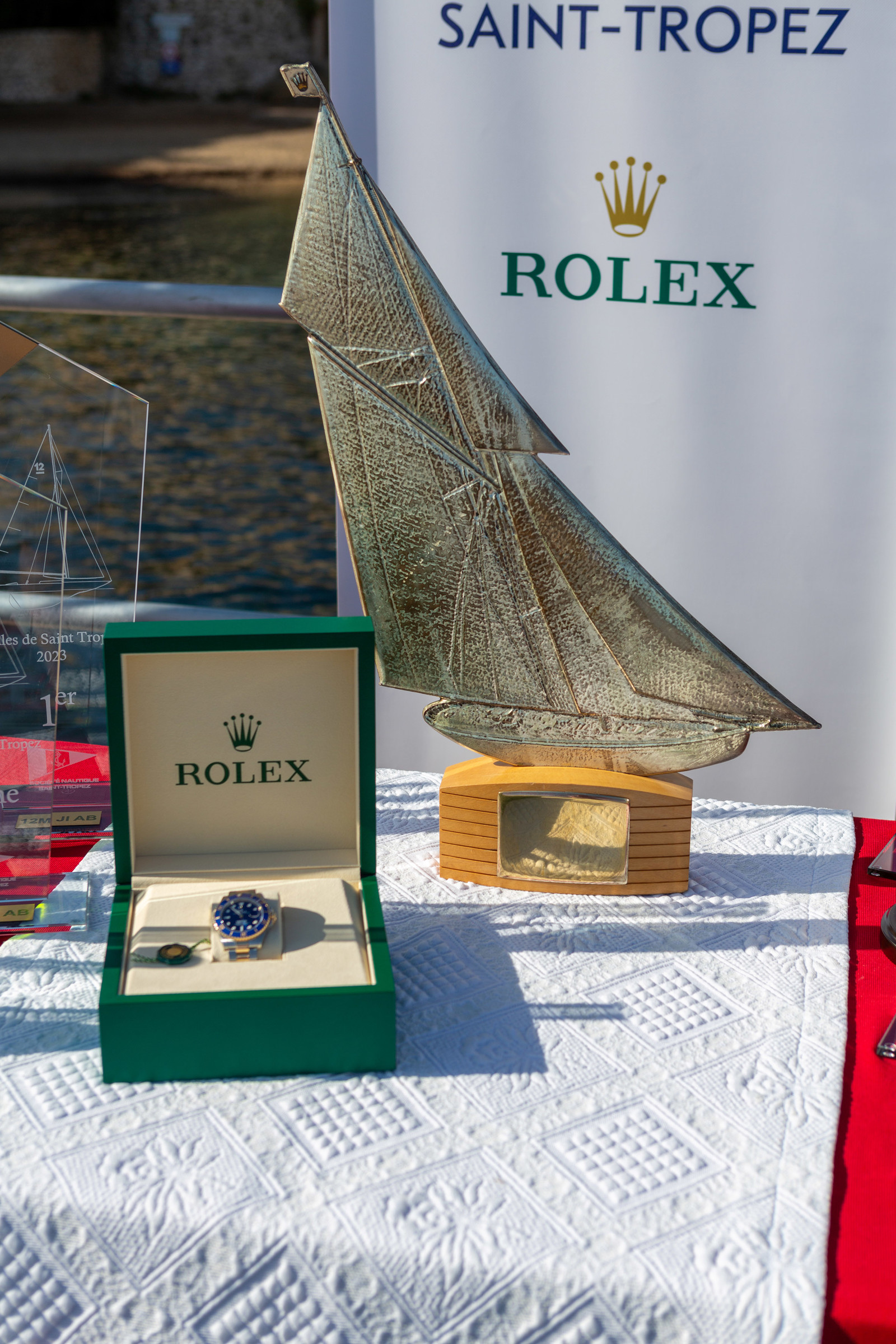 08 10 2023, Saint-Tropez (FRA,83), Les Voiles de Saint-Tropez 2023, Prizegiving classics and moderns