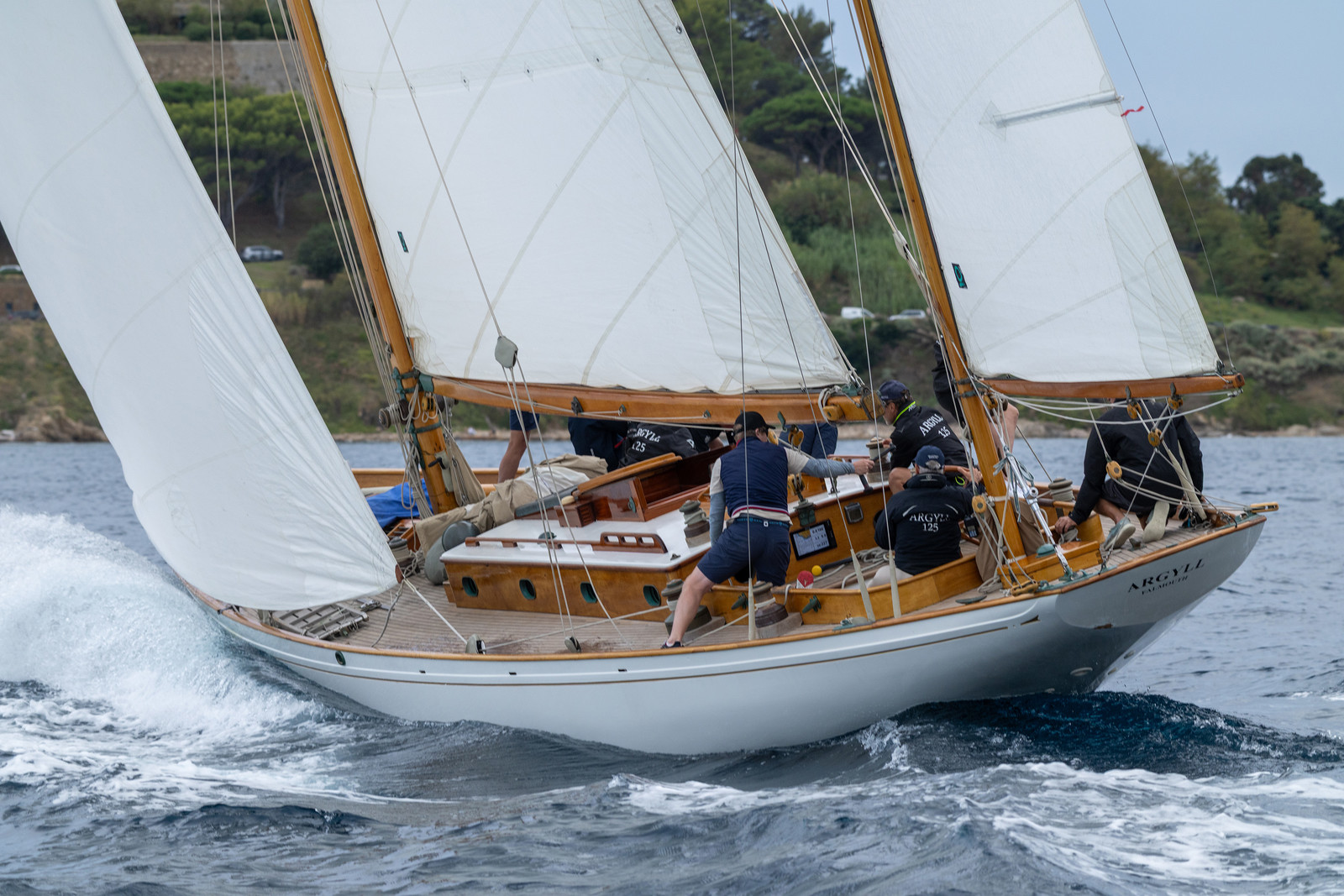 28 09 2025, Saint-Tropez (FRA), Les Voiles de Saint-Tropez 2025, Last training day and village opening