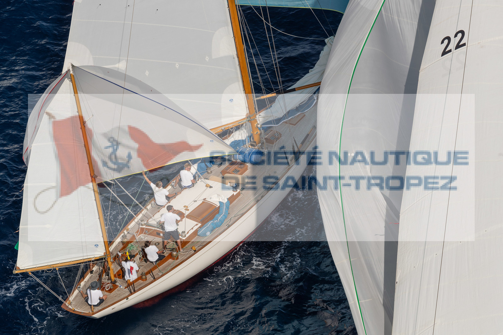 03 10 2023, Saint-Tropez (FRA,83), Les Voiles de Saint-Tropez 2023, Race Day 3, Trophée Rolex, Skylark of 1937