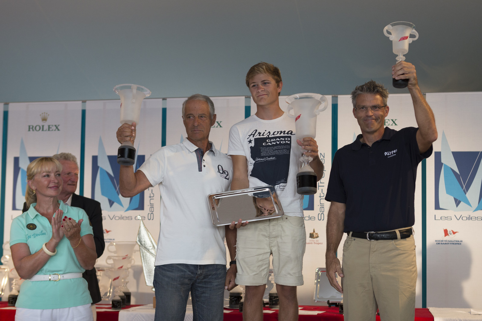 05 10 2014, Saint-Tropez (FRA,83), Voiles de Saint-Tropez 2014, Day 8, Prizegiving