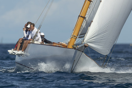 26 09 2020, Saint-Tropez (FRA,83), Les Voiles de Saint-Tropez 2020, Day 1, Training, Finish Yacht Club de France Cup Cannes - Saint-Tropez